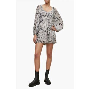 ALLSaints Sanina Waktu Long Sleeve Minidress size 8